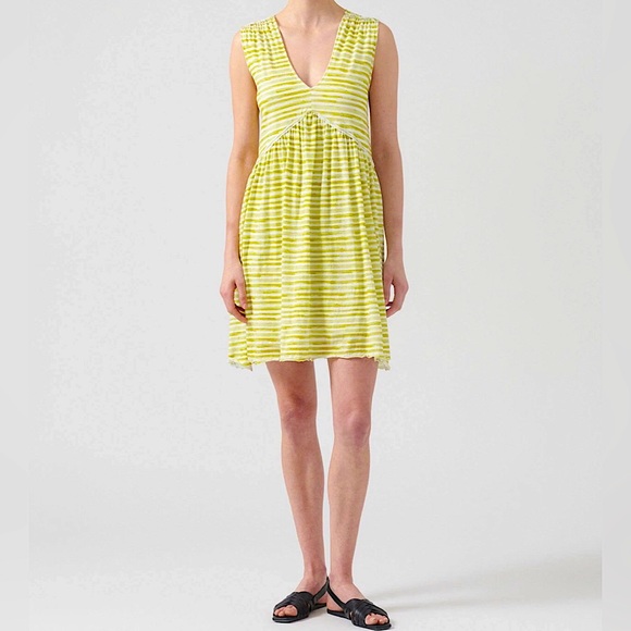 ATM Anthony Thomas Melilla watercolor Stripe Dress - Picture 2 of 12